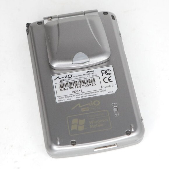 Mitac Mio 168 PocketPC DigiWalker GPS MP3 Player Silver 2005 Retro Tech UNTESTED - Picture 4 of 9